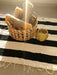 Lyl2019online Woven Cotton Rug - Washable Striped 220x130cm 0