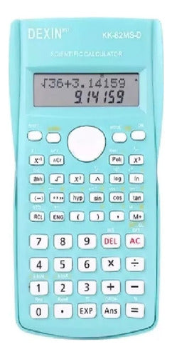 Dexin Scientific Calculator Color Green Model KK-82MS-D 0