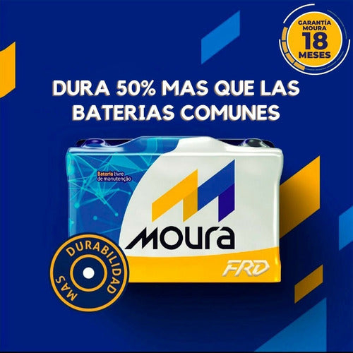 Moura Battery M22GD 12x65 for Gol Clio Focus 2