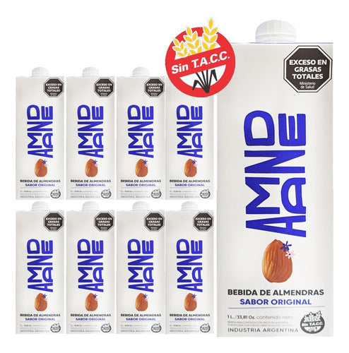 Amande Creamy Almond Drinks Gluten-Free 1 Lt Pack of 8 0