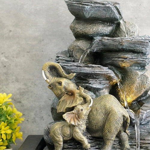 Elephant Water Fountain with Cascade 730 1