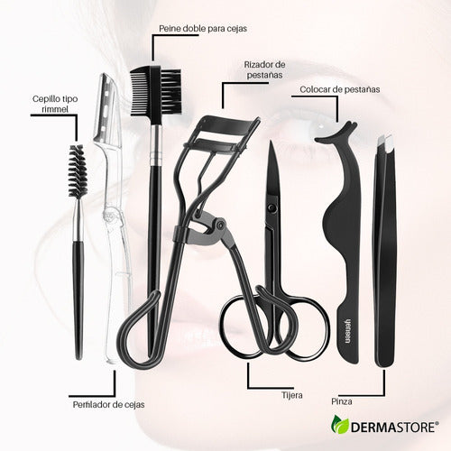 Yensen Kit X7 Eyebrow Shaper and Depilation Comb Set 2