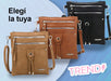 Adjustable Eco Leather Anti-Theft Organizer Crossbody Bag 6