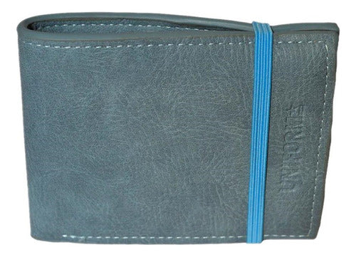 Uniform Eco Leather Wallet 12649 with Flap and Elastic 0