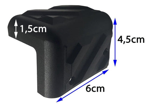 Rectangular Plastic Corners for Speaker/Rack 6 cm by Macars - Model V329 3
