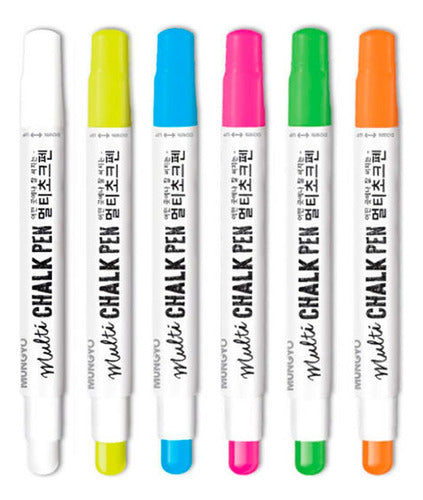 Mungyo Chalk Pen Pack of 6 Colors 0