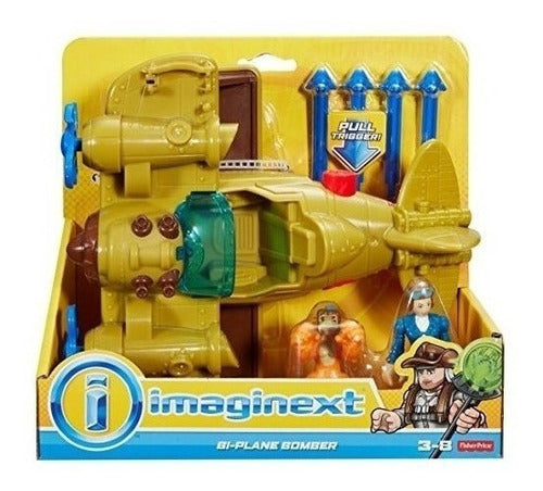 Fisher-Price Imaginext Bi-Plane Bomber Playset 4