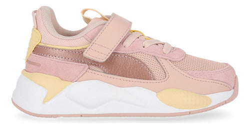 Puma Rs-x Metallic Ac Infantil En Rosa | Moov 0