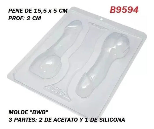 Molde De Acetato Bwb - Penes (*b9594) 1