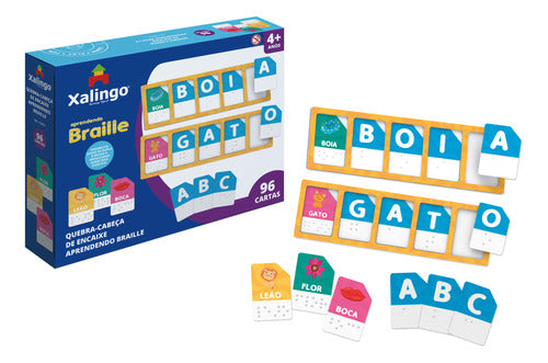 Juego De Mesa Para Formar Palabras Sistema Braille Xalingo 0