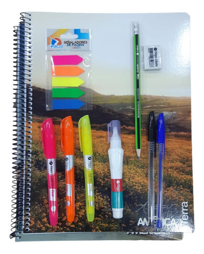 University Supplies Kit Combo of 11 Pieces Superdetodo 0