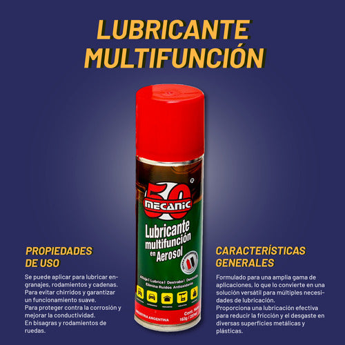 Lubricante Multifunción Mecanic 440 Ml - Aceite Para Cadenas 1