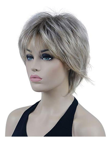 Lydell Complete Wavy Layered Short Hair Synthetic Wigs 1