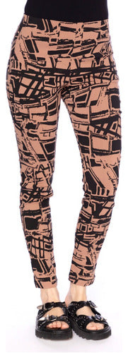 Exclusively Printed Skinny Leggings for Women - Asterisco Rosario Collection 1