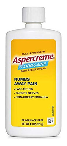 Aspercreme Pain Relief Cream with Lidocaine 47 Oz 0