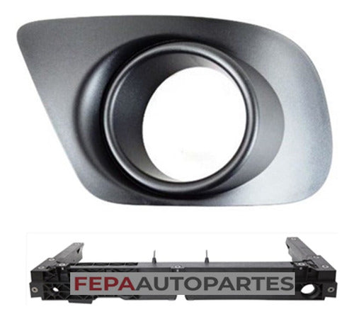 Generic 175 Grilla Marco Tapa Faro Auxiliar Dodge Journey 2013 / 2015 0