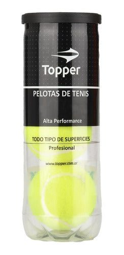 Topper Tubo Pelotas X3 Tenis Fluo 0