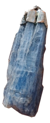 Blue Kyanite Pendant Silver Plated Setting Gemos Minerals 0