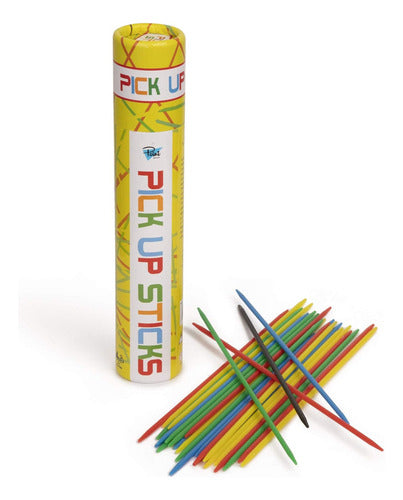 Point Games Brightly Colored Stick Game Set in Tin, 30 Pieces 0