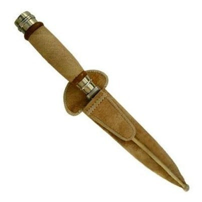 Cuchillo Trenzado Madera Pulido Alpaca 14cm Acero Inox 1