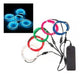 Tiras Luz Neon C/ Portapilas 5x1m Ropa Bici Fiestas Multi C8 0