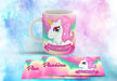 15 Plantillas Sublimación Tazas  Unicornios 1