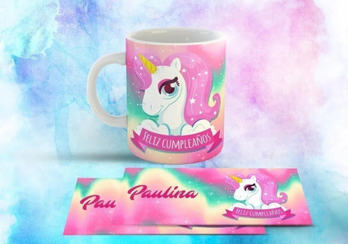 15 Plantillas Sublimación Tazas  Unicornios 1