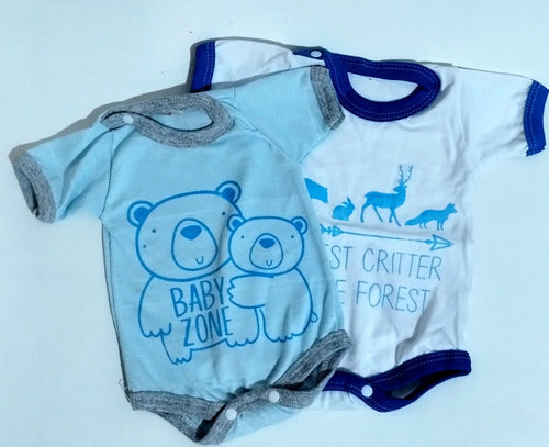GEN Pack of 2 Short Sleeve Bodysuits for Babies 2