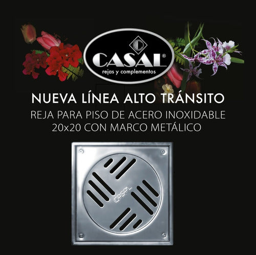 Casal Stainless Steel Grate Floor 20x20 High Transit 3