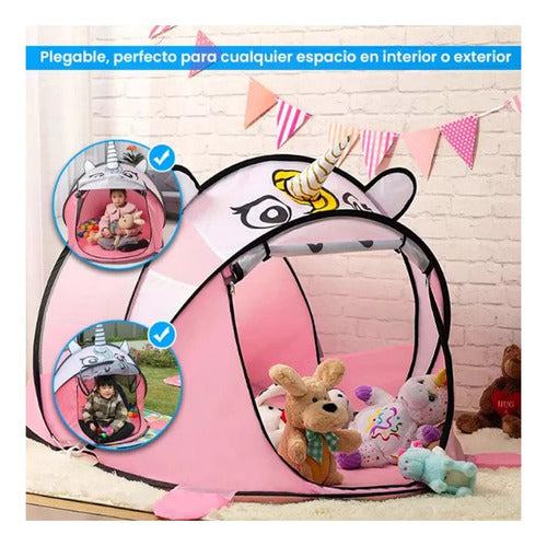 Foldable Kids Pop Up Animal Tent Playhouse Ball Pit Park Game 1