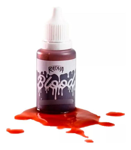 Tienda de fiesta 10 Maquillaje Artistico Halloween Sangre Falsa Liquida 20 Ml 0