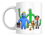 Roblox & Rainbow Friends Mug Plate and Spoon Set + Personalized Name 11