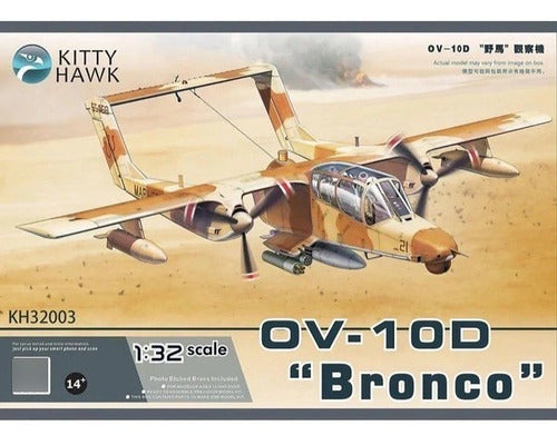 Kitty Hawk Bronco OV-10D 1/32 Scale Model Kit with Photoetched Parts 0