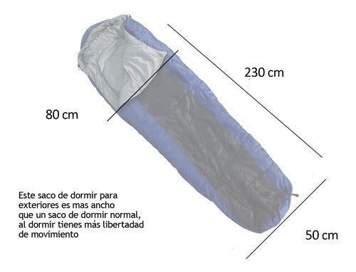 Puma Model Mummy Sleeping Bag - 400g/m2 1