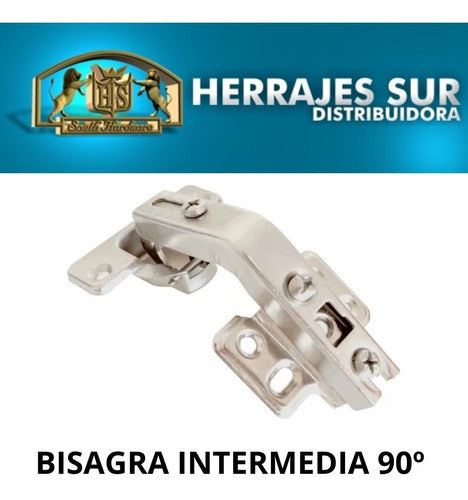 Bisagra Cazoleta Intermedia 35 Mm Esquinero Rinconero Mueble 1