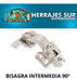 Bisagra Cazoleta Intermedia 35 Mm Esquinero Rinconero Mueble 1