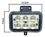 Farol Crf 230 Crf 250f X-cell Com 6 Leds Lente De Plástico 2