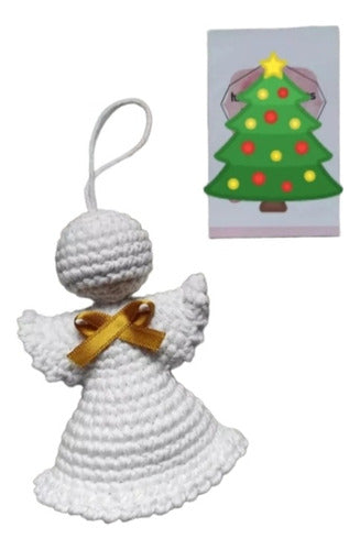 Crochet Christmas Angel Ornament 0