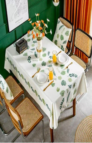 Tropical Printed Stain-Resistant Anti-Wrinkle Tablecloth 150x310cm 4