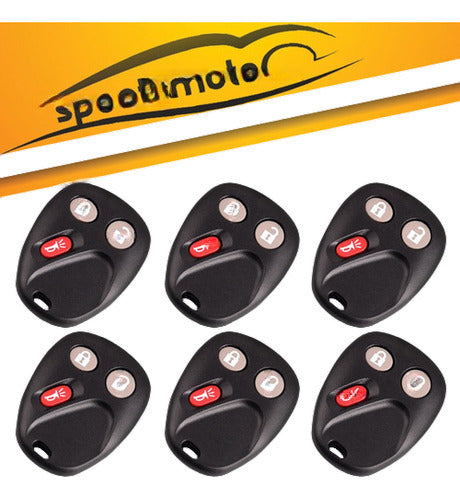 6 X Coche Remoto Smart Key Fob Lhj011 Sin Llave Para 03-06 G 0