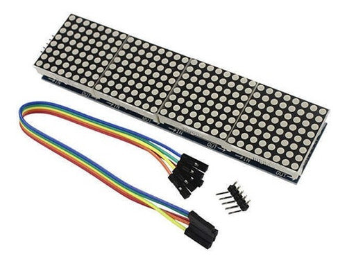 MAX7219 Microcontroller 4 in 1 Dot Matrix Display 4