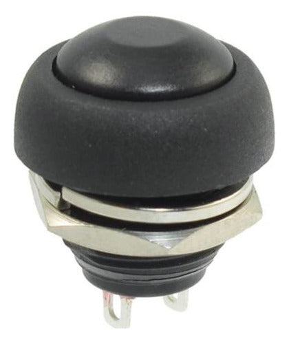 20 Open Normally Closed Push Buttons 17.5mm (ori:12mm) 1A 250V Black 0