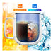 Atrix Pack 2 Double-Walled Glass Mugs with Handle Coffee 250 ml 5