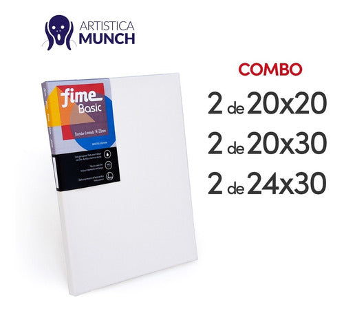 Fime Combo Canvas Stretchers Line Basic 2:20x20 2:20x30 2:24x30 0