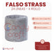 Falso Strass 24 Líneas Plateado. 10 Yardas, Mayorista! 1