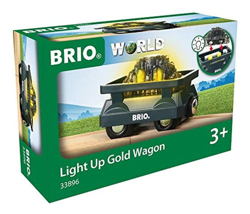 Brio Golden Wooden Toy Car for Kids 3 Years and Up 2