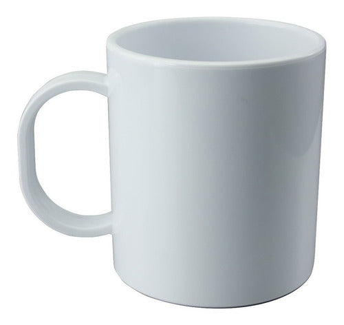 Set of 12 Sublimable Polymer White Mugs for Sublimation 0