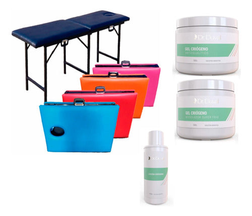 Roca Folding Massage Table + Cryogenic Creams Kit 0