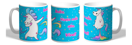 La Cueva del Otáku Taza Unicornio Vive De Cerámica 0