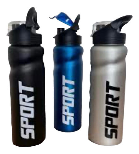 750ml Stainless Steel Thermos Sports Bottle Gym - JHONY'S BAZAR 1